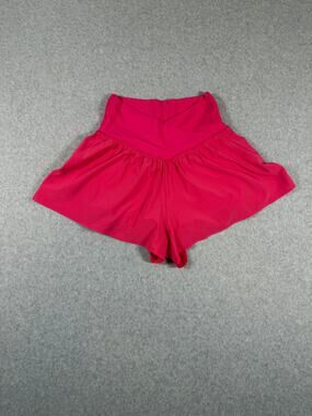 OFFLINE by Aerie Real Me Crossover Flowy Short Vibrant Hot Pink Small